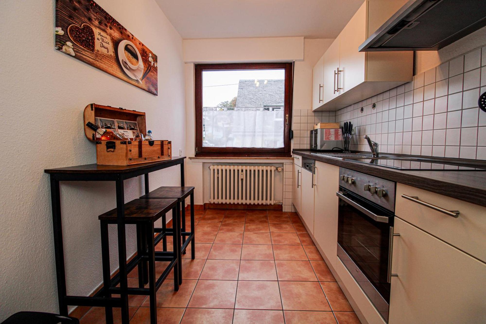 Moderne Fewo Sky Netflix Terrasse Burgblick Boxspringbett Waschtrockner Bullay Exterior photo