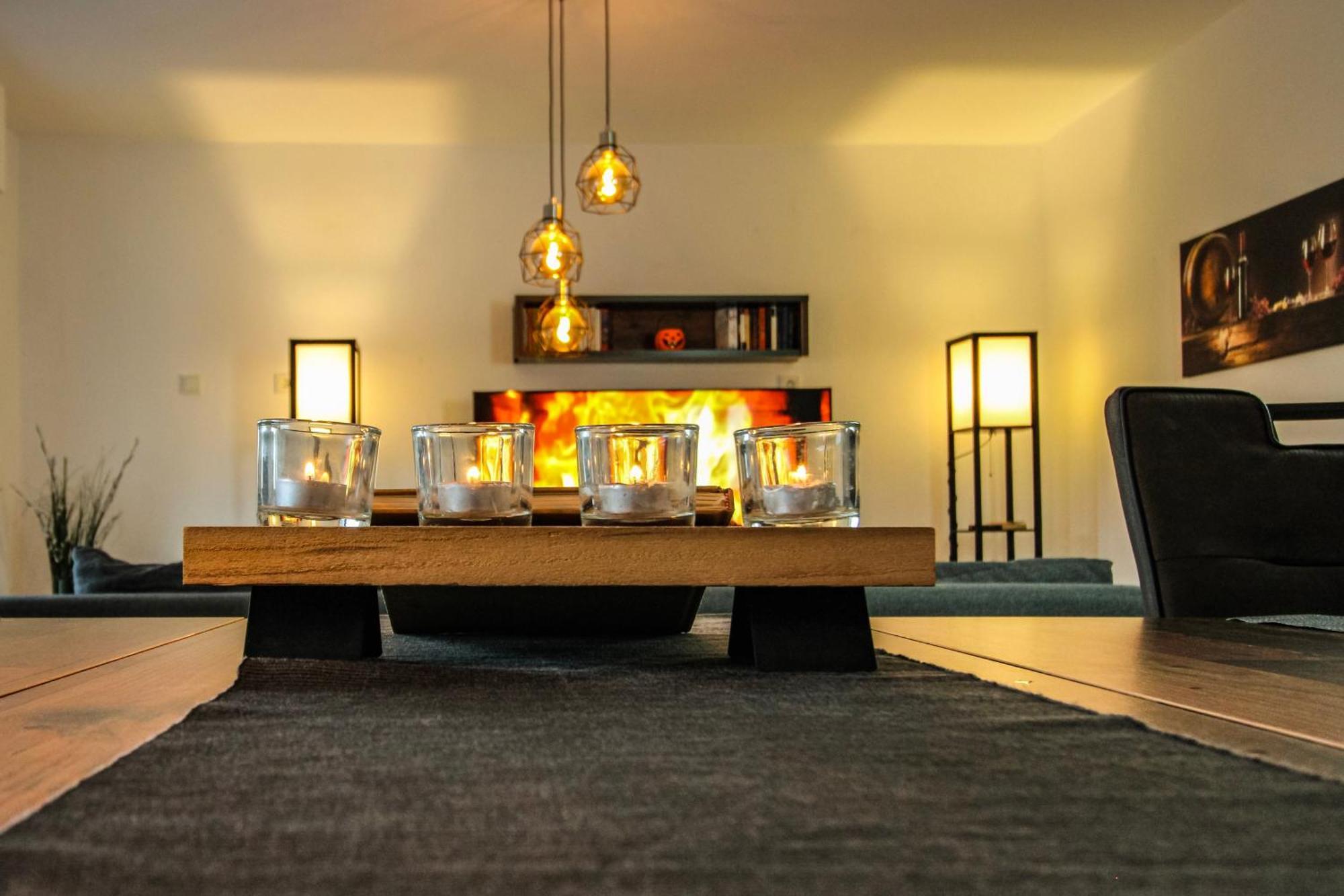 Moderne Fewo Sky Netflix Terrasse Burgblick Boxspringbett Waschtrockner Bullay Exterior photo